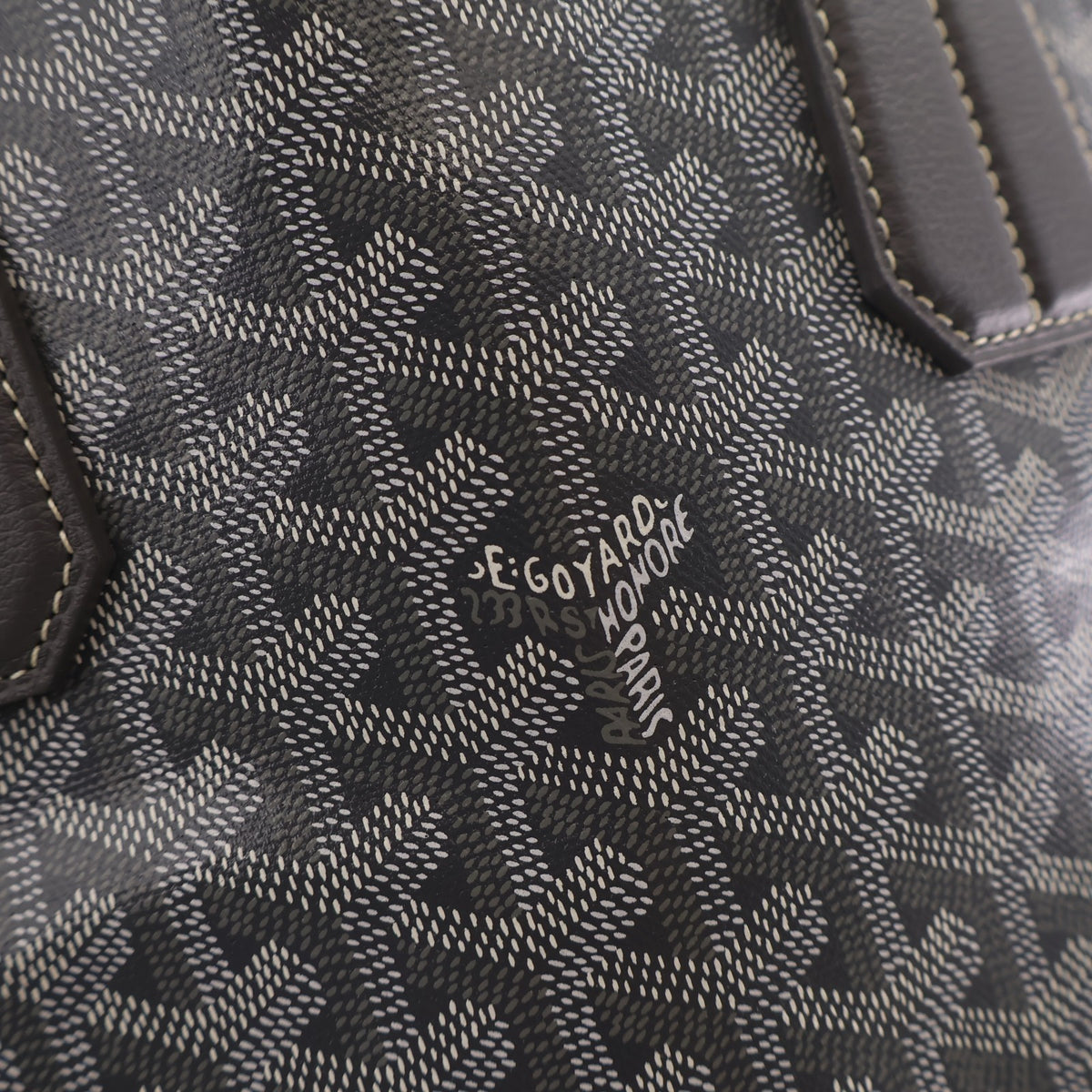 Pre-Owned Goyard Goyardine Voltaire, logo detail