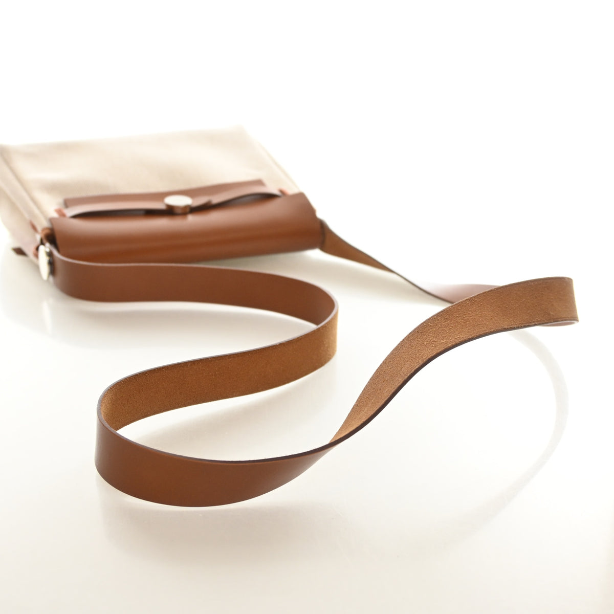 Hermes Naturel-Sabel Toile Mini Herbag Zip 20, photo 10 of 13