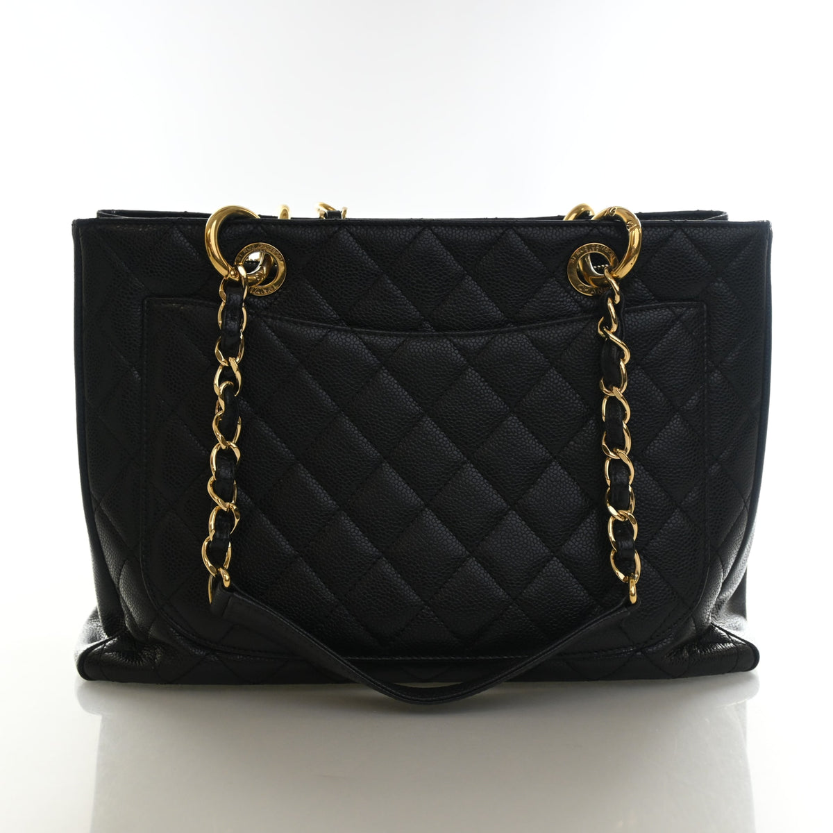 Pre-Owned Chanel Grand Shopping Tote Caviar Leather, front view, photo 10 of 17