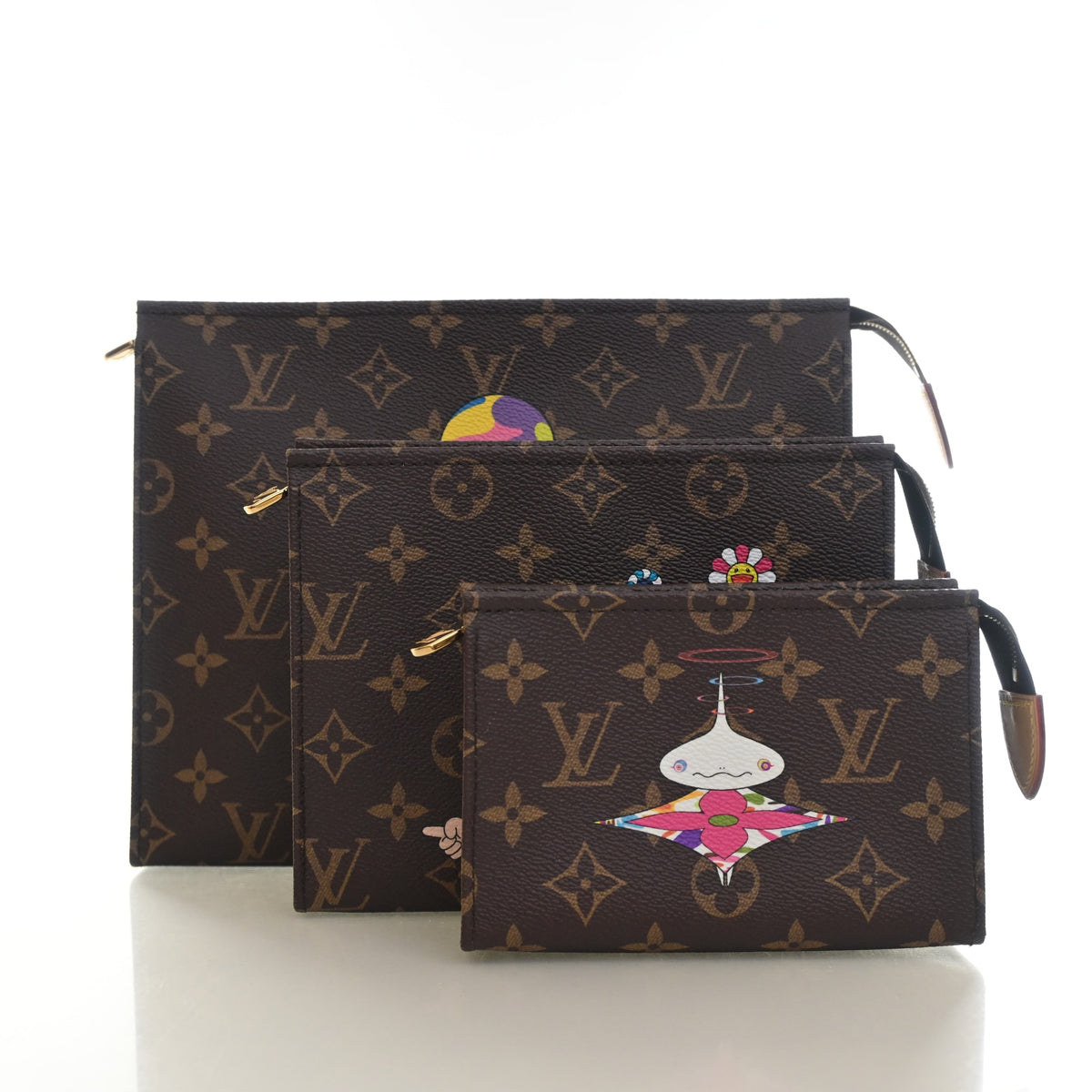 Louis Vuitton x Takashi Murakami Monogram Trio Toiletry Set, photo 1 of 15