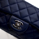 Chanel Mini Blue Lambskin C...