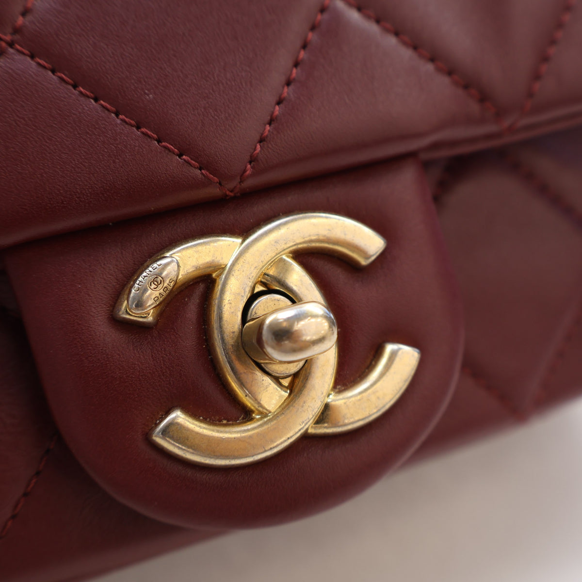 Chanel Mini Lambskin Pearl Chain Flap Bag, photo 4 of 18