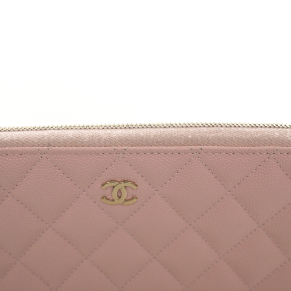 Pre-Owned Chanel Wallet Caviar Leather Long Zippy, front view, photo 13 of 16