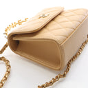 Chanel Lambskin Flap Bag Pe...