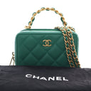 Chanel Mini Lambskin Top Ha...