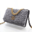 Chanel Tweed 19 Wallet On C...