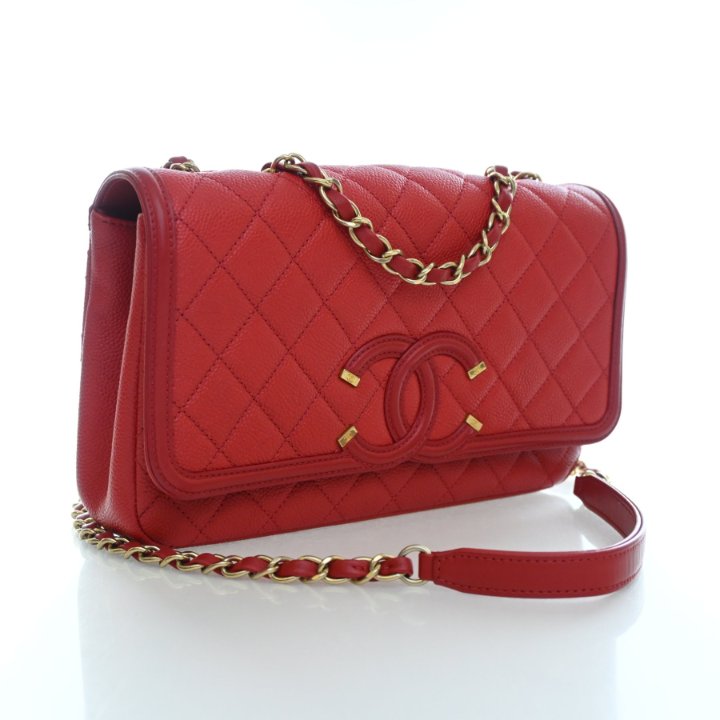 Chanel Medium Caviar Filigree Flap Bag