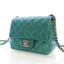 Chanel Mini Lambskin Square...