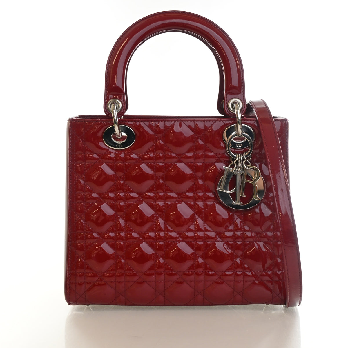 Christian Dior Medium Patent Lady Dior, photo 1 of 15