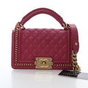 Chanel Small Calfskin Top H...
