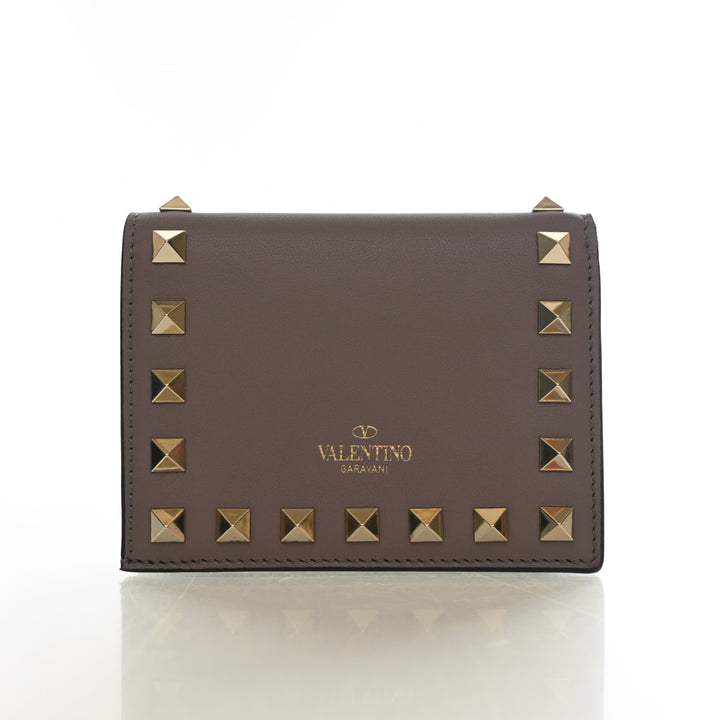 Valentino Small Calfskin Rockstud Wallet