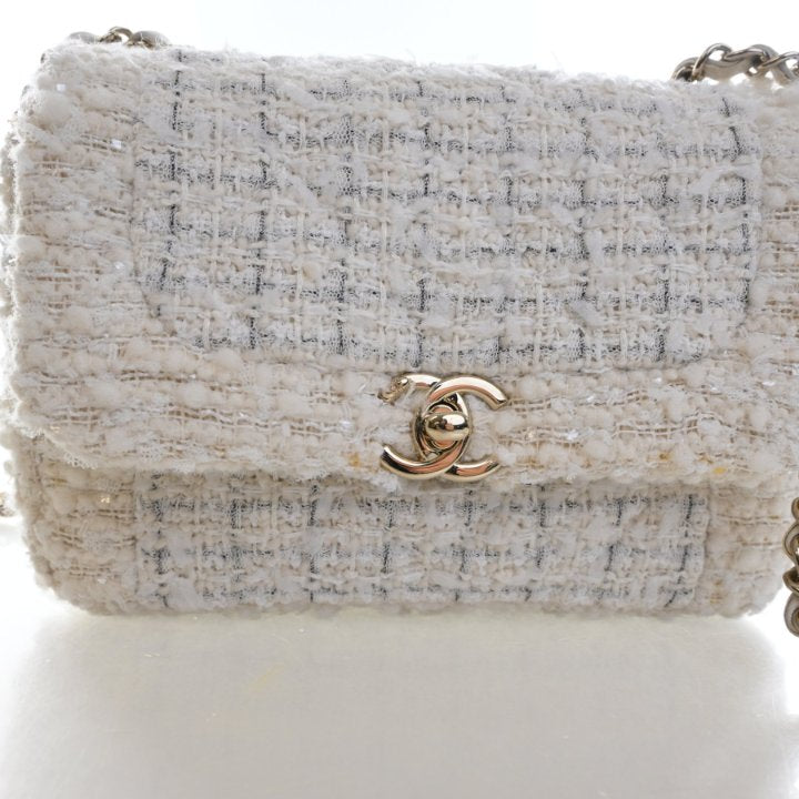 Chanel Mini Tweed Square Classic Flap Bag, photo 4 of 14