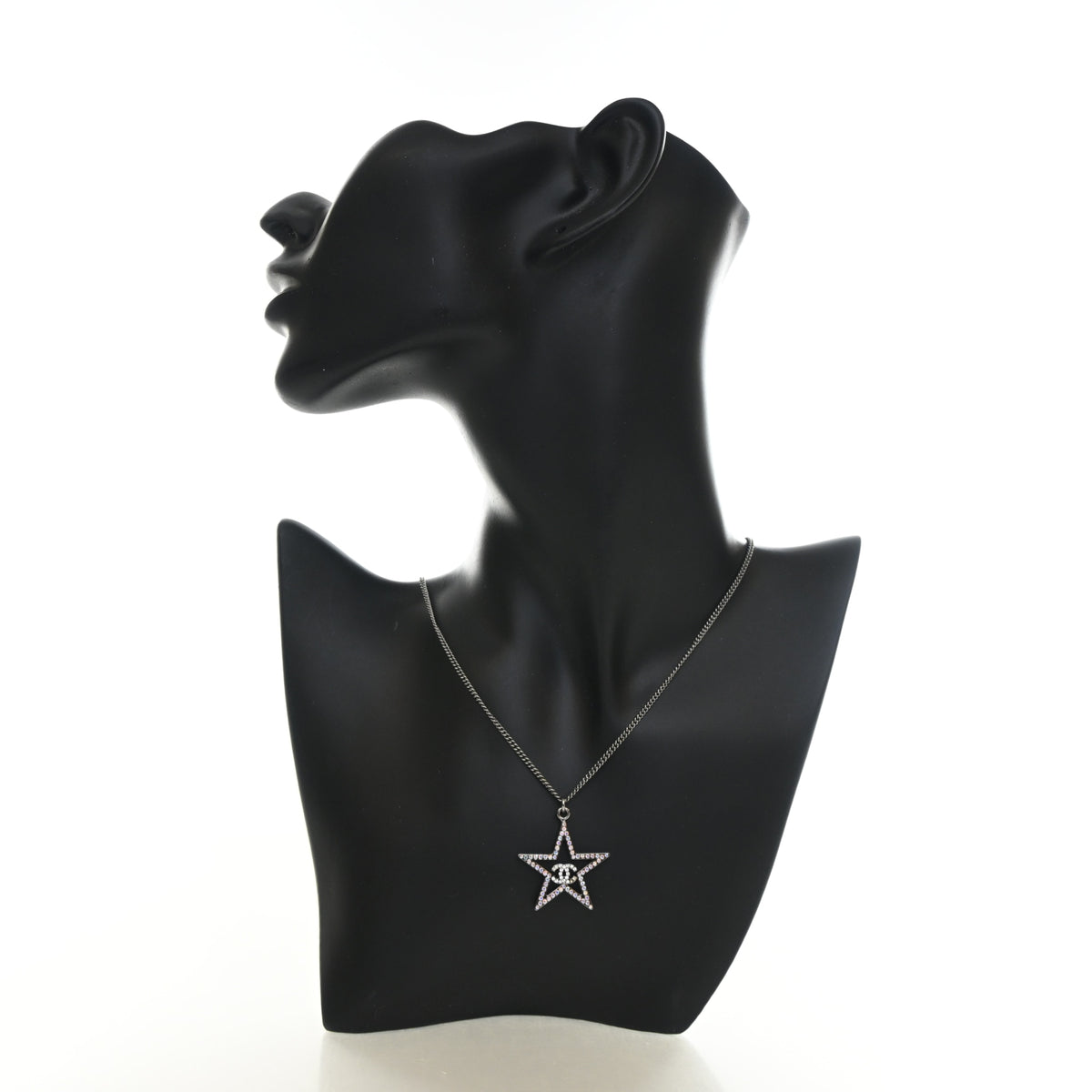 Chanel Crystal CC Star Pendant Necklace, photo 1 of 9