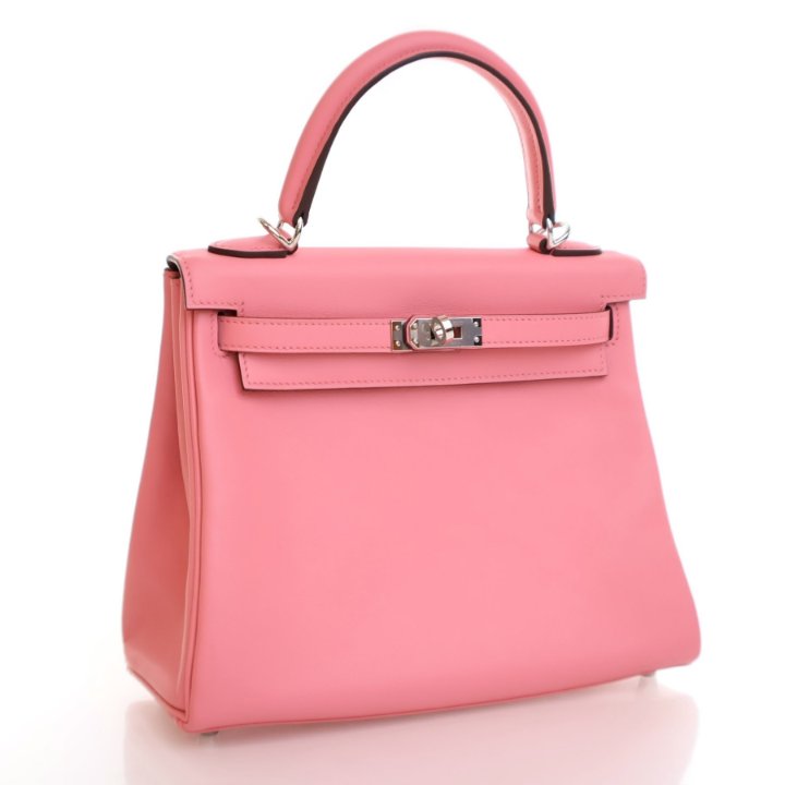 Hermes Rose Été Swift Kelly 25