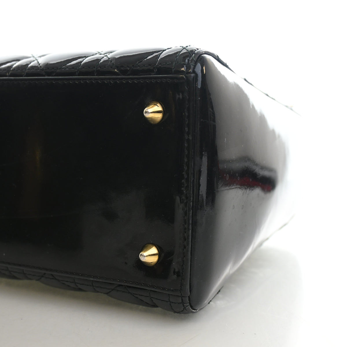 Pre-Owned Christian Dior Lady Dior Medium Patent Leather, photo 8 of 17