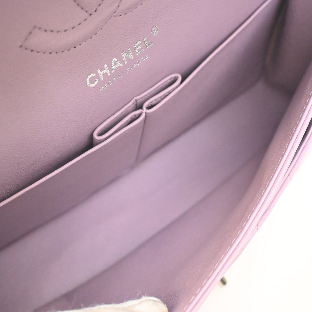 Chanel Medium Lambskin Classic Double Flap Bag, photo 12 of 15