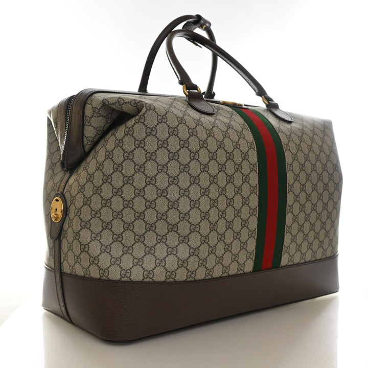 Gucci Large GG Supreme Savoy Duffle