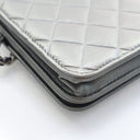 Chanel Calfskin Metallic Qu...
