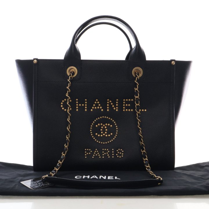 Chanel Small Caviar Deauville Tote, photo 16 of 17