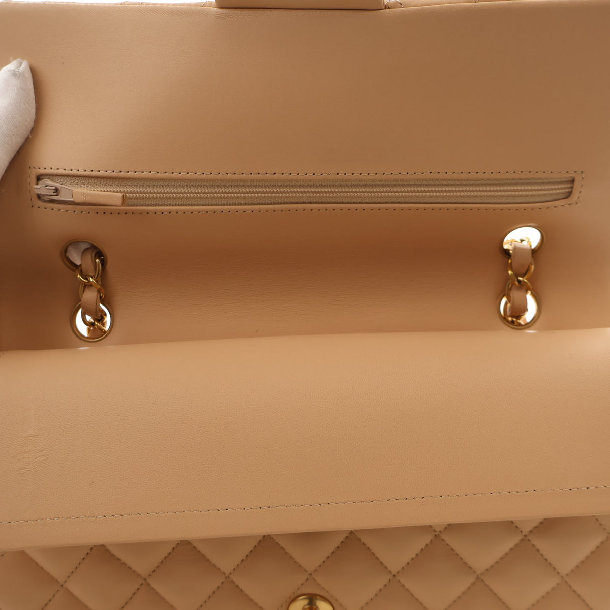 Chanel Medium Lambskin Classic Double Flap Bag, photo 12 of 17
