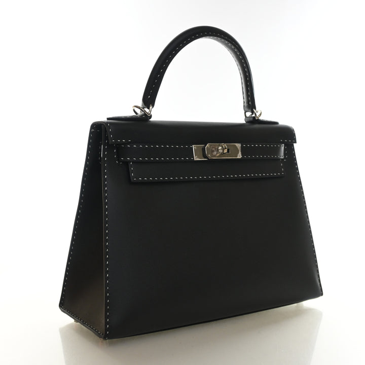 Hermes Noir Veau Monsieur Sellier Kelly 28