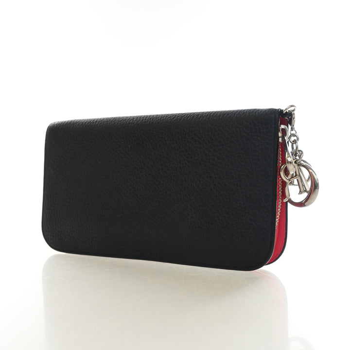 Christian Dior Calfskin Zip Around Wallet