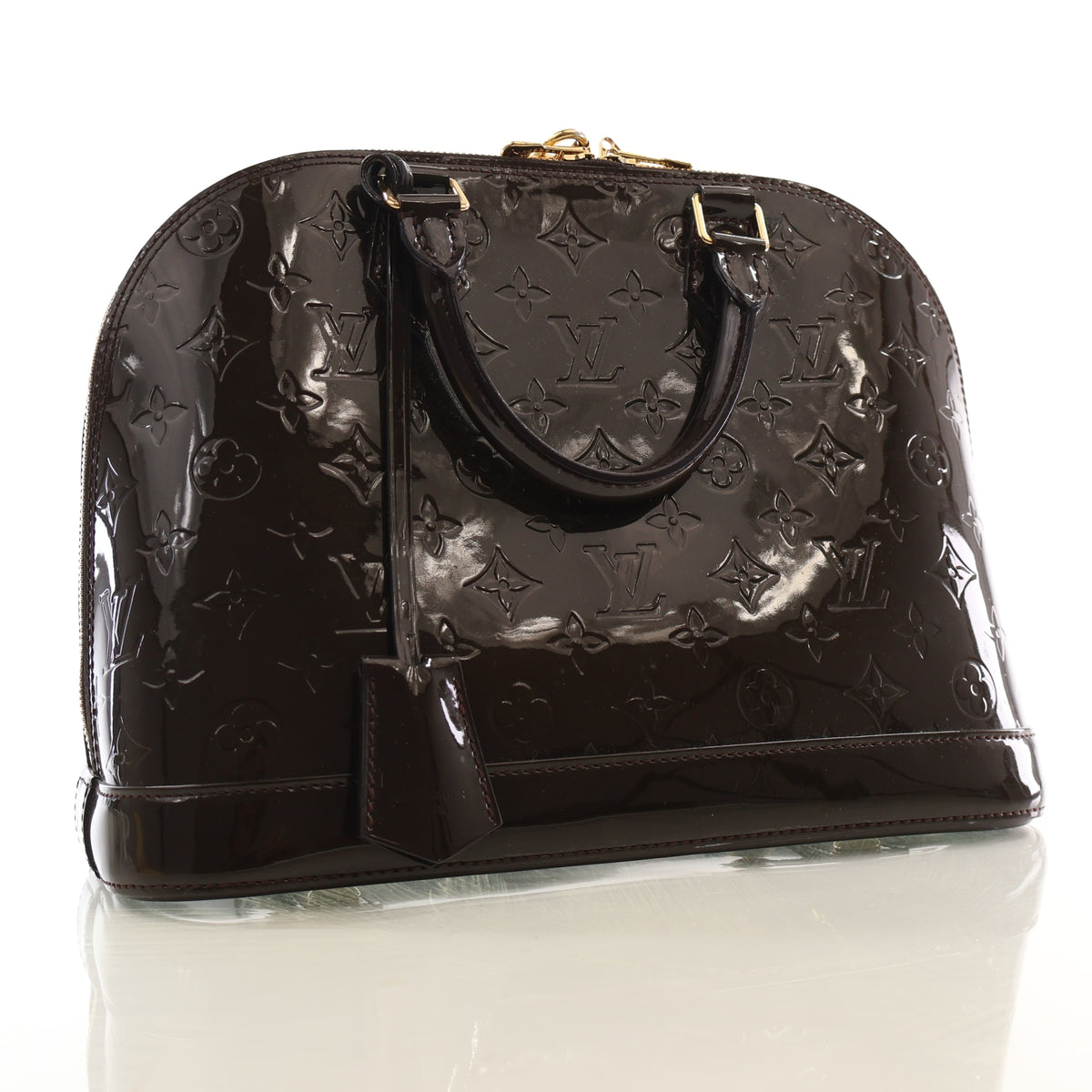 Pre-Owned Louis Vuitton Alma PM Patent Leather, front view