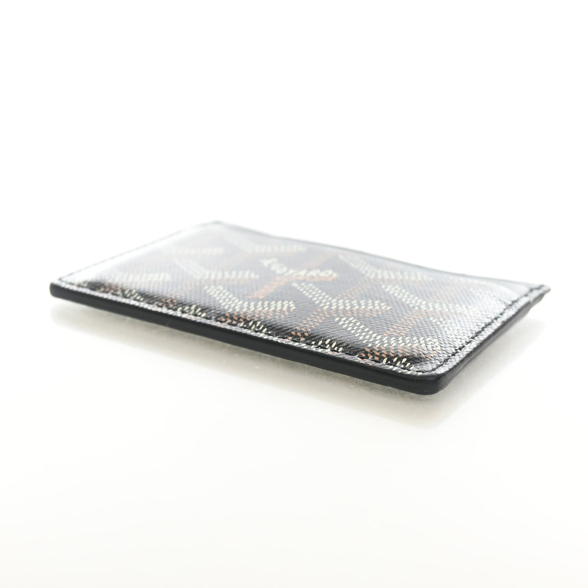Pre-Owned Goyard Card Holder Goyardine St Sulpice, flat lay