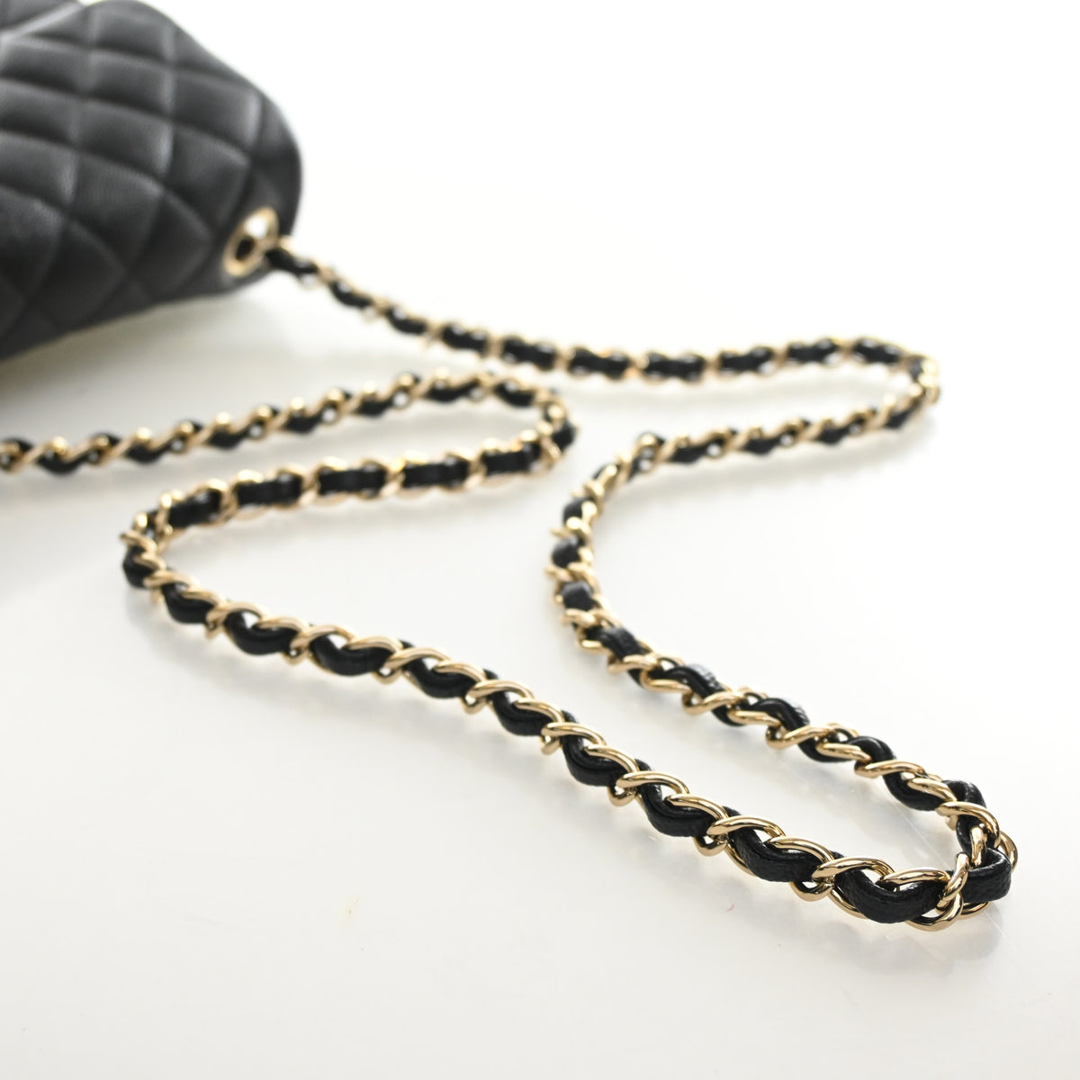 Chanel Mini Caviar Square Classic Flap Bag, photo 10 of 14