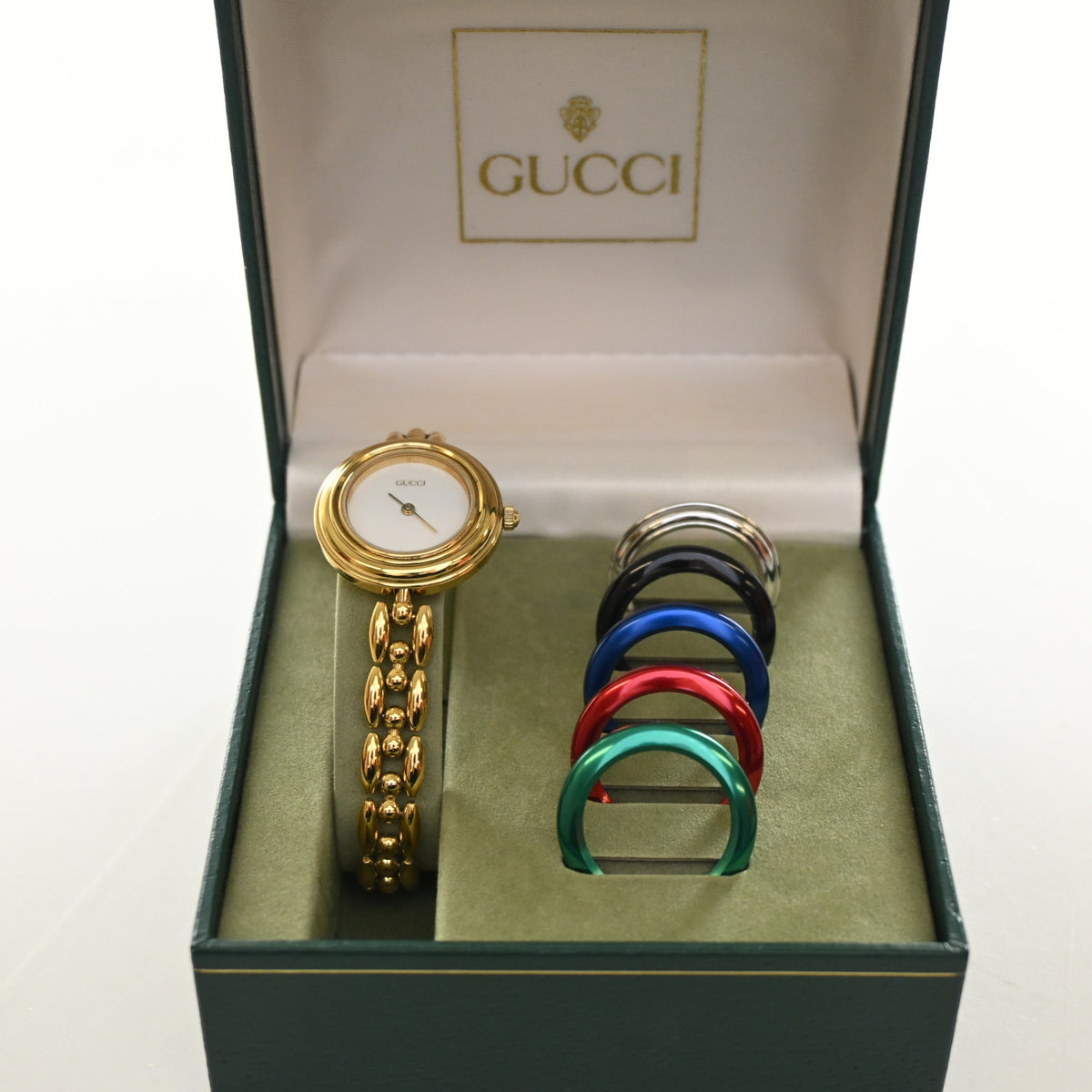 Gucci Rice Link Interchangeable Bezel Quartz Watch 26mm, photo 2 of 12