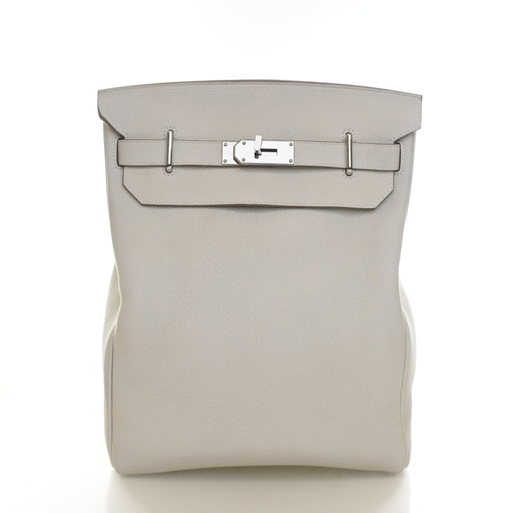 Hermes Gris Pale Togo Hac A Dos GM