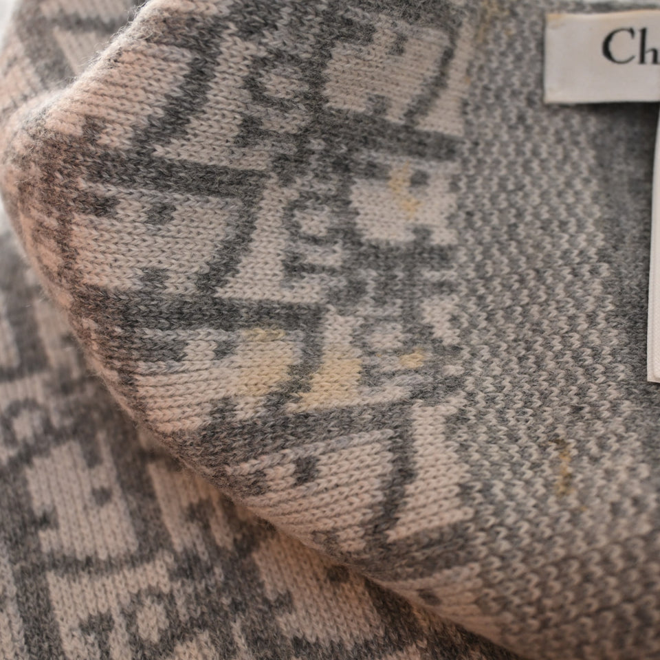 Christian Dior Cashmere Oblique Scarf