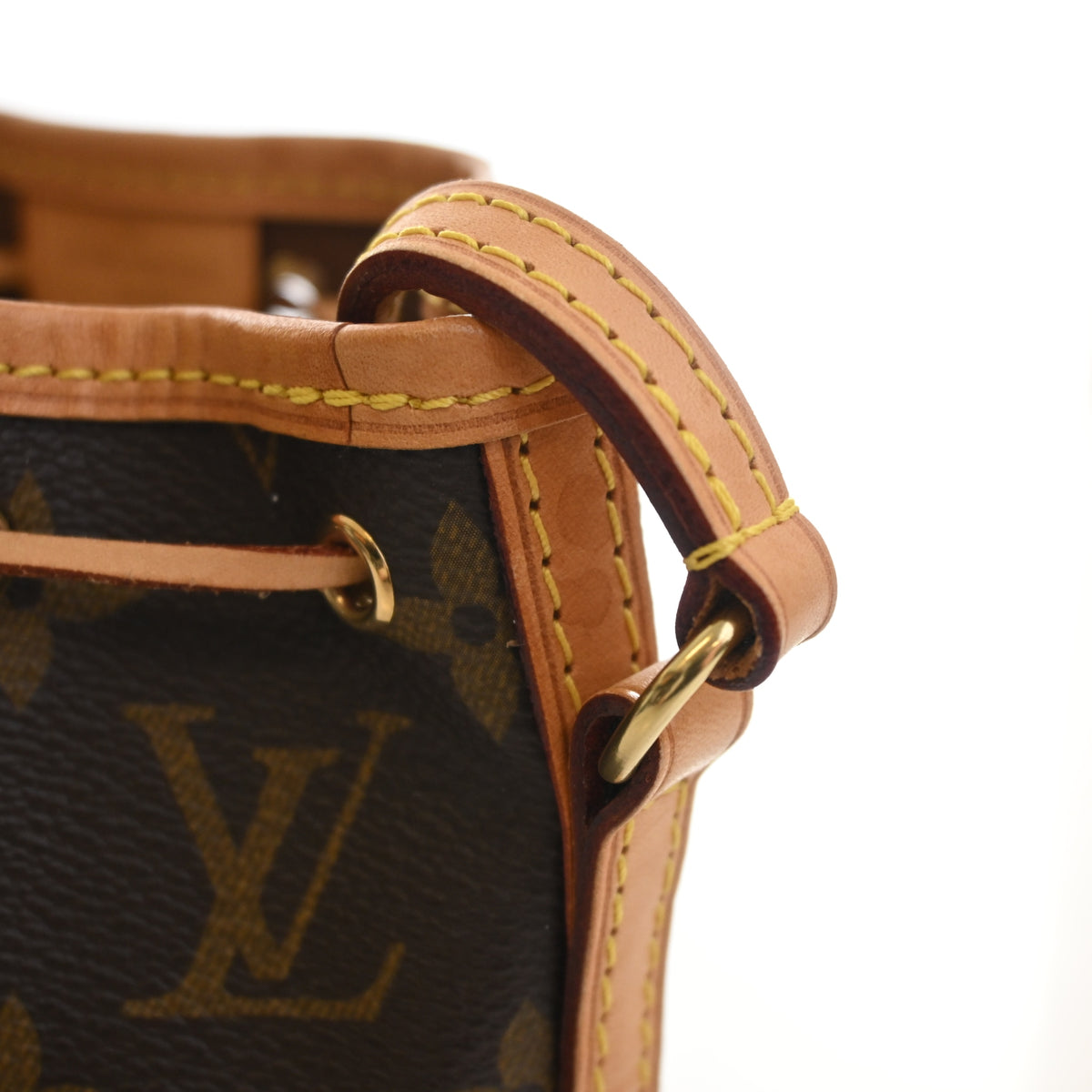 Pre-Owned Louis Vuitton Nano Monogram Noe, side profile, photo 14 of 15