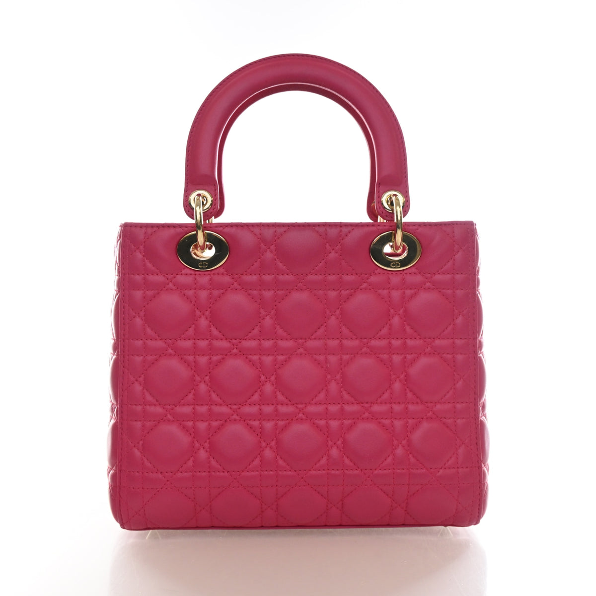 Pre-Owned Christian Dior Lady Dior Medium Lambskin, front view, photo 11 of 17