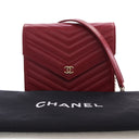 Chanel Lambskin Chevron Wal...