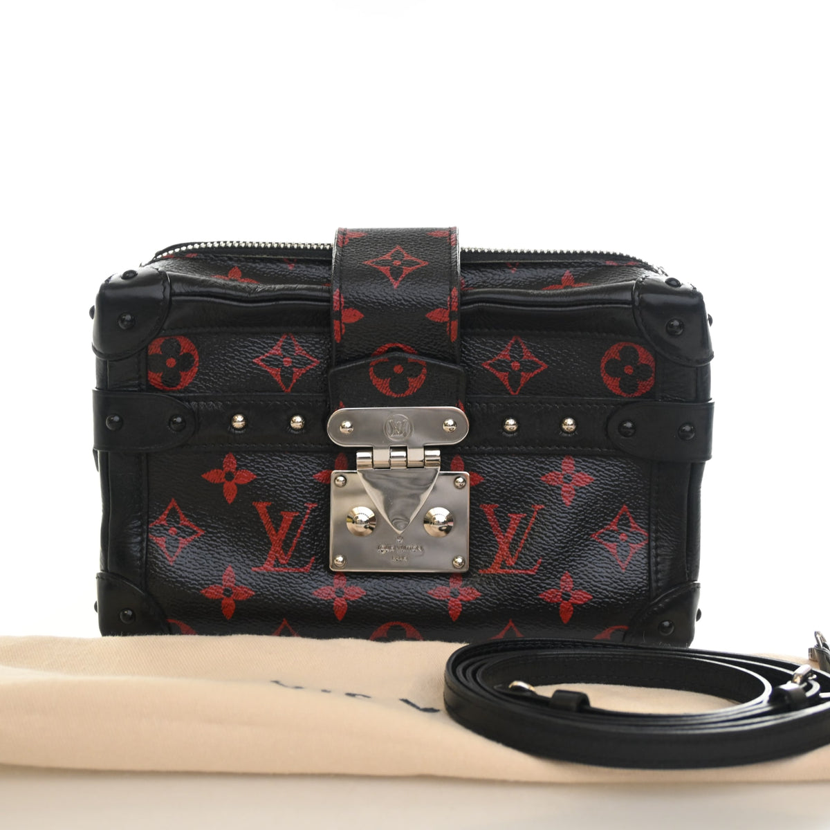 Pre-Owned Louis Vuitton Monogram Infrarouge Petite Malle Soft, front view, photo 15 of 15