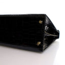 Hermes Noir Alligator Selli...