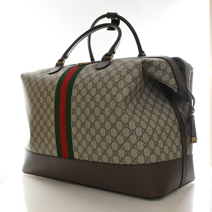 Gucci Large GG Supreme Savoy Duffle