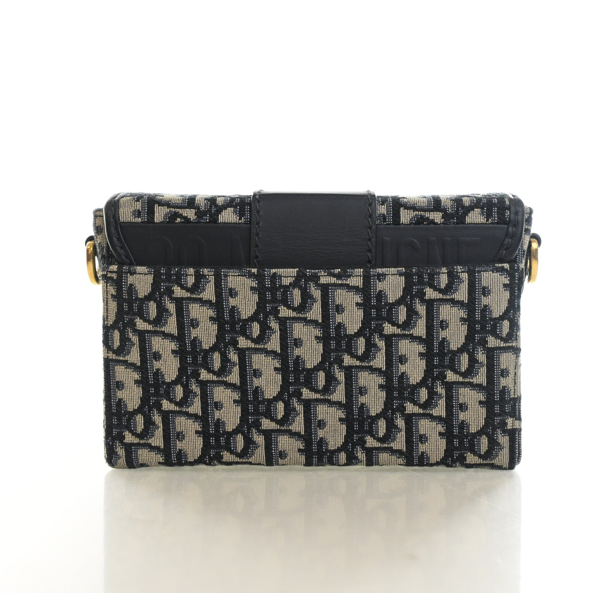 Pre-Owned Christian Dior 30 Oblique Montaigne Box Bag, back view, photo 11 of 12