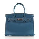 Hermes Bleu Jean Togo Birki...