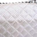 Chanel Medium Silver Lambsk...
