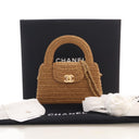 Chanel Nano Raffia Kelly Sh...