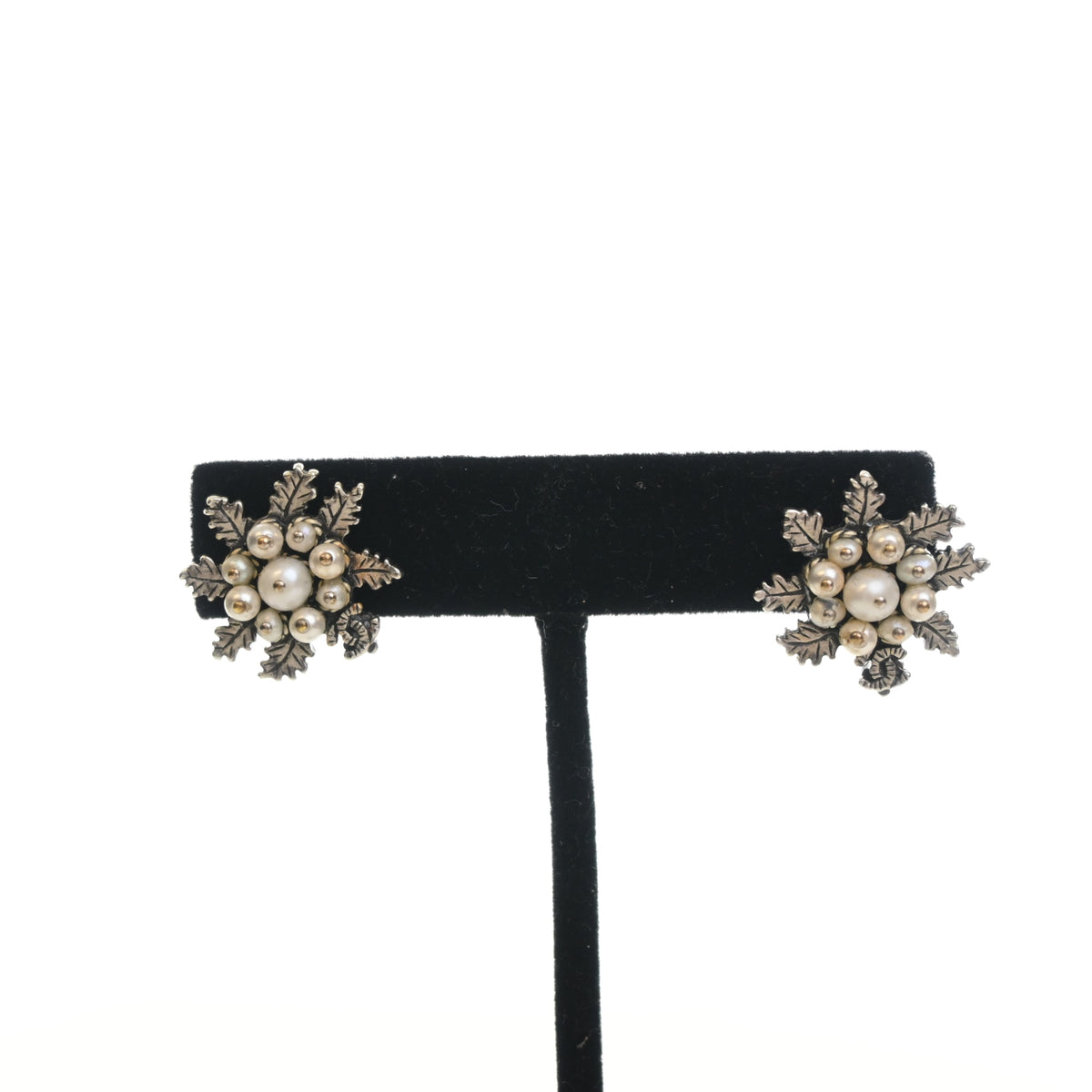 Chanel CC Pearl Cluster Stud Earrings, photo 2 of 7