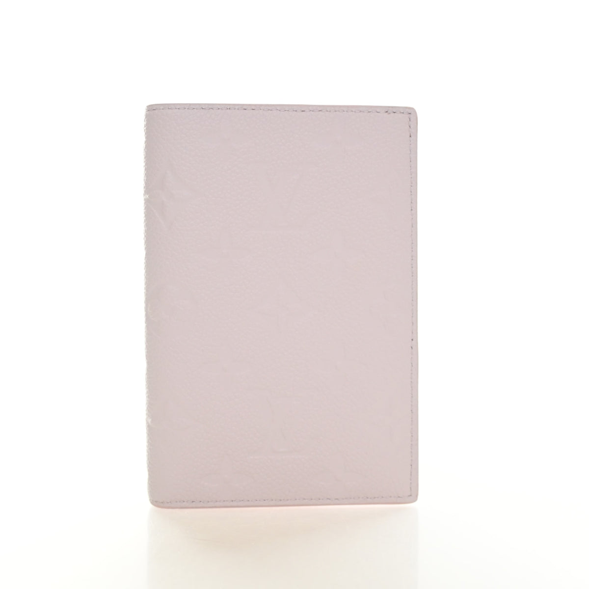 Pre-Owned Louis Vuitton Monogram Empreinte Passport Holder, front view, authenticated at Luxe Du Jour