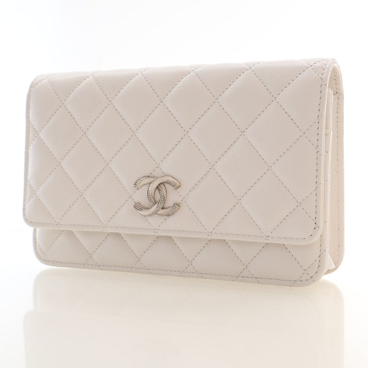 Chanel Caviar CC Wallet On Chain (WOC)