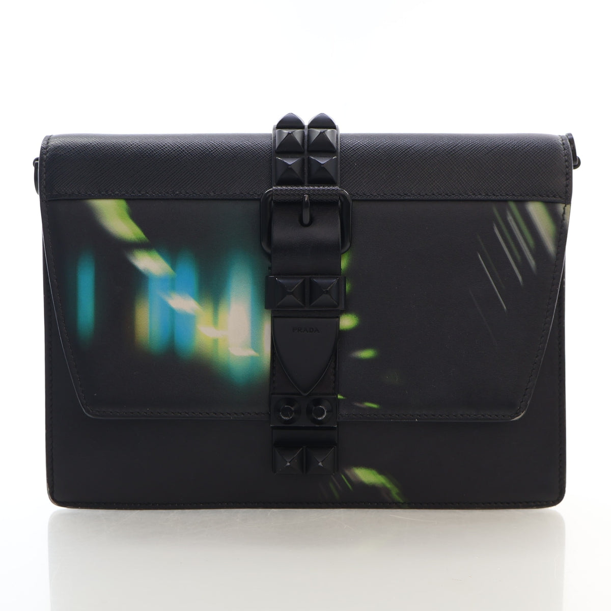 Pre-Owned Prada Shoulder Bag Saffiano City Lights Elektra, front view