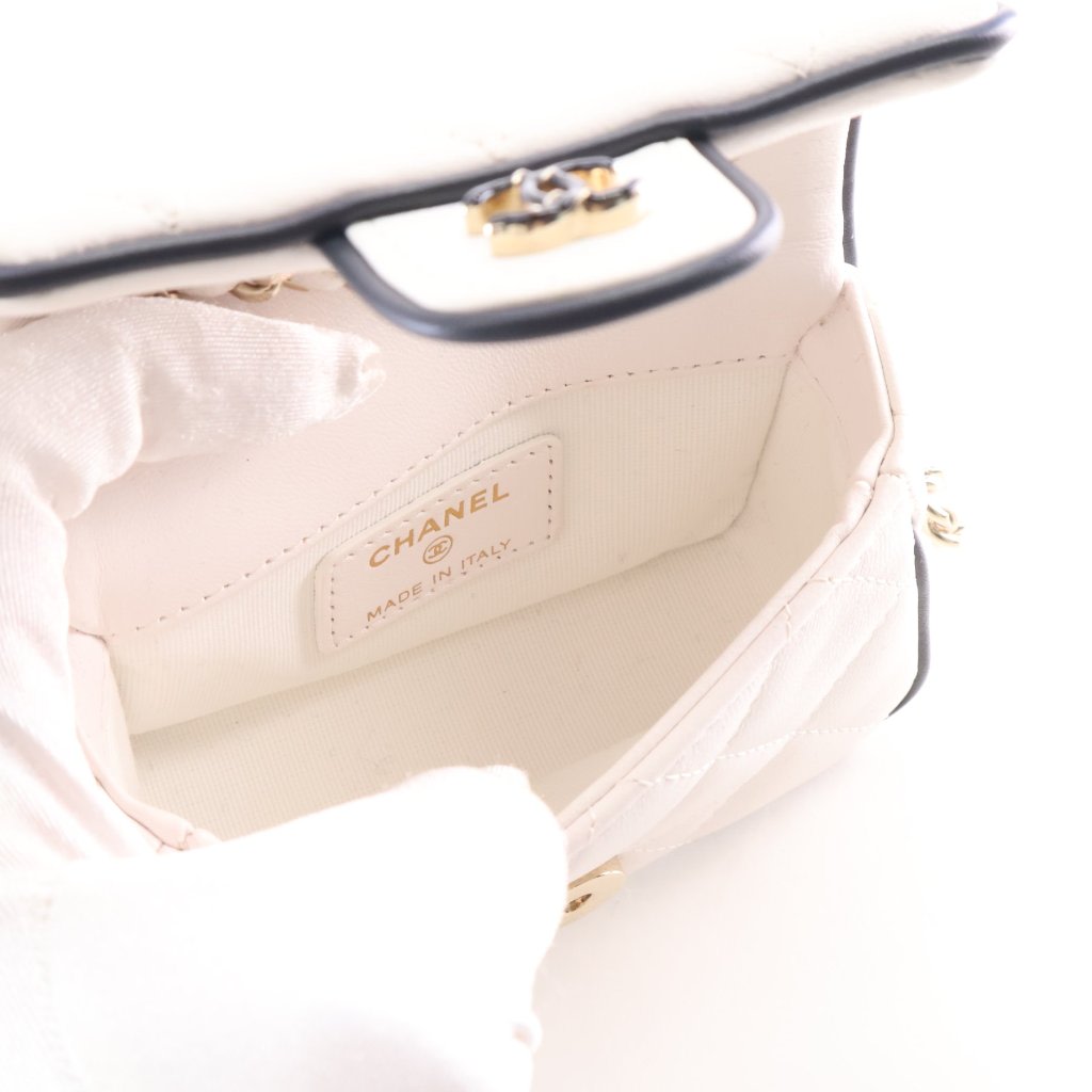 Chanel Micro Lambskin Resin CC Flap Bag, photo 13 of 14