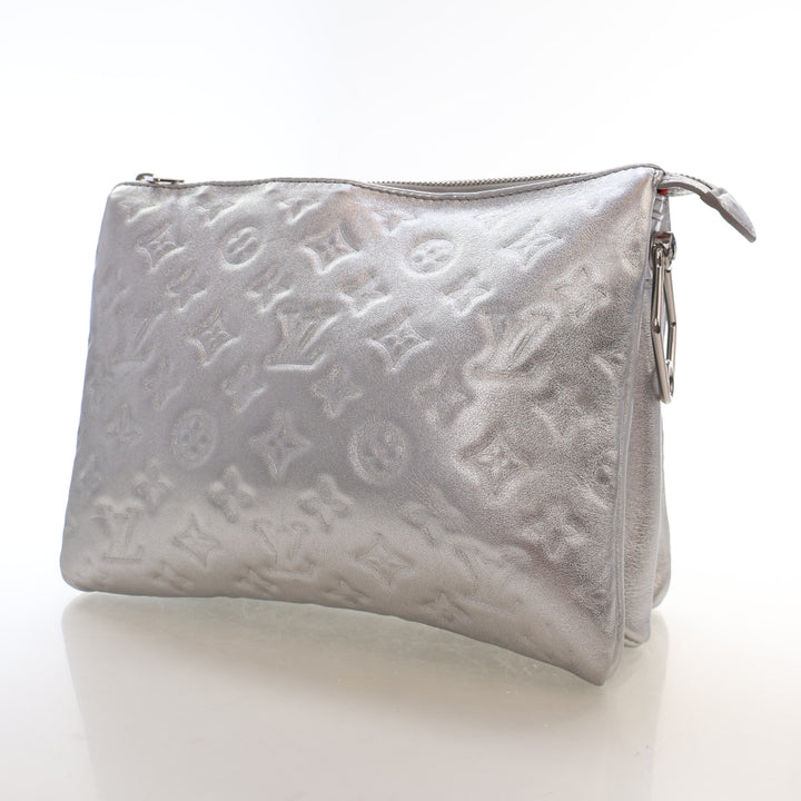 Louis Vuitton Monogram Embossed Lambskin Coussin PM