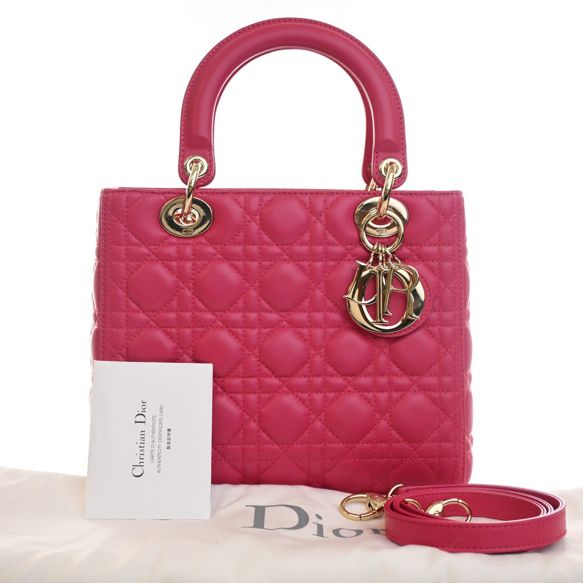 Christian Dior Medium Lambskin Lady Dior, photo 14 of 14