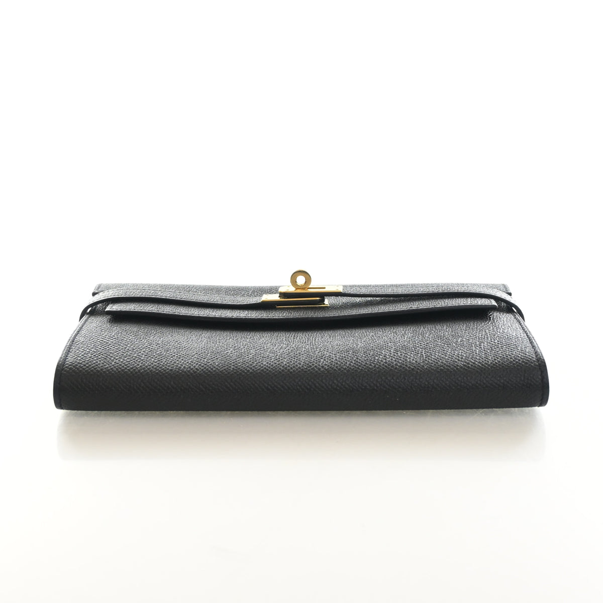 Hermes Noir Epsom Kelly Classic Longue Wallet, photo 9 of 12